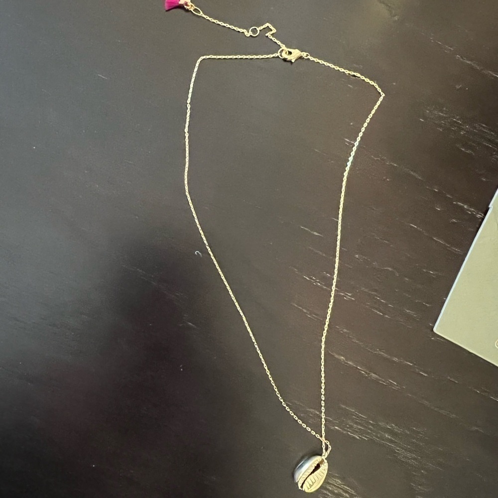 Sashi Gold Tone Shell Necklace - Picture 7 of 14